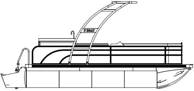 Planta do F BOAT 7500 — opção 1