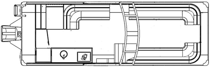 Planta do F BOAT 9500 — opção 2