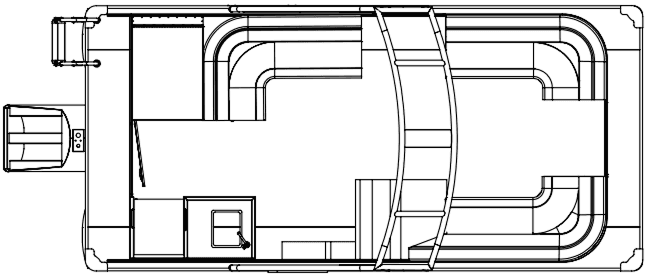 Planta do F BOAT 7500 — opção 2