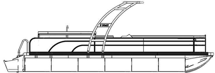Planta do F BOAT 9500 — opção 1