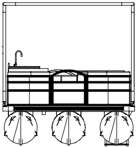 Planta do F BOAT 7500 — opção 3